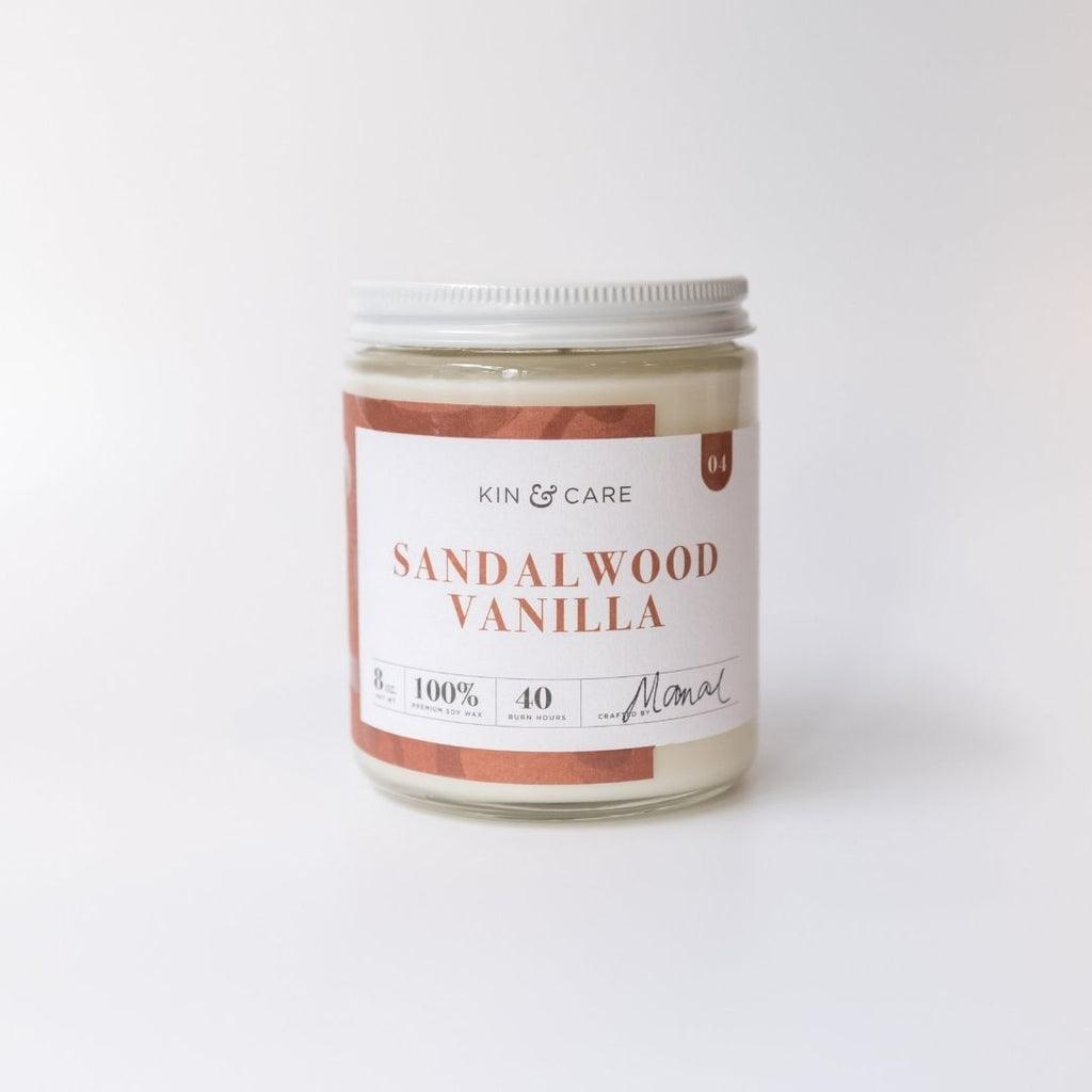 SANDALWOOD & VANILLA CANDLE – Designitbyfranky